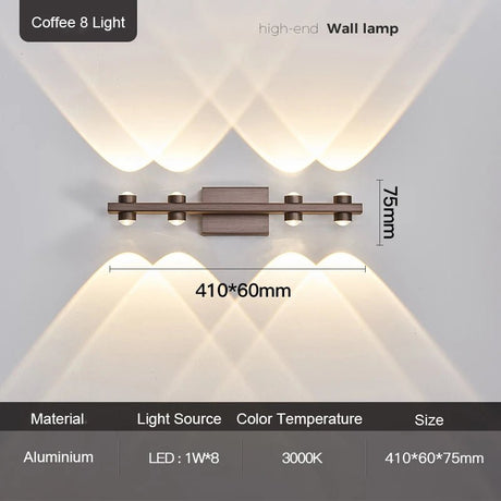 Modern Nordic Luminaire Indoor Up and Down Wall Sconce - Hans Lumiere