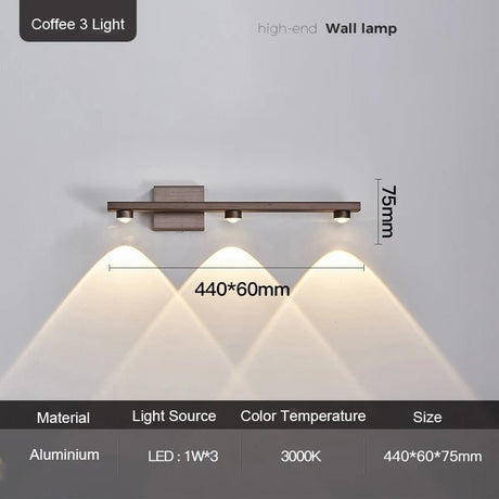 Modern Nordic Luminaire Indoor Up and Down Wall Sconce - Hans Lumiere