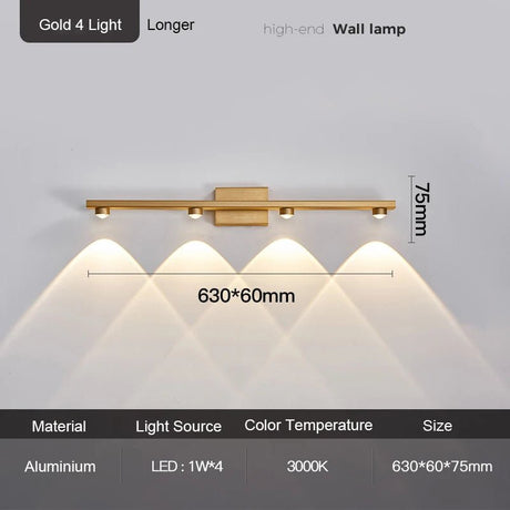 Modern Nordic Luminaire Indoor Up and Down Wall Sconce - Hans Lumiere
