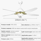 Modern Nordic Minimalist LED Ceiling Fan With Remote Control - Hans Lumiere