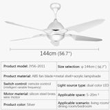 Modern Nordic Minimalist LED Ceiling Fan With Remote Control - Hans Lumiere