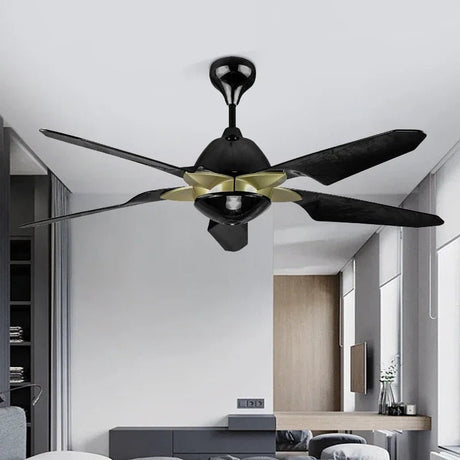 Modern Nordic Minimalist LED Ceiling Fan With Remote Control - Hans Lumiere