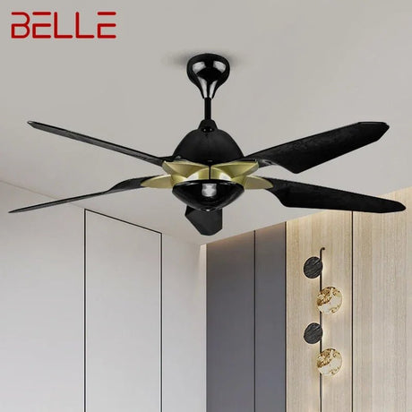 Modern Nordic Minimalist LED Ceiling Fan With Remote Control - Hans Lumiere