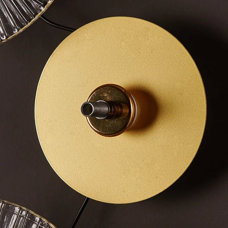 Modern Nordic Round Lotus Leaf Glass 6 LED Lights - Hans Lumiere