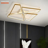 Modern Nordic Square Ceiling LED Light Fixture - Hans Lumiere