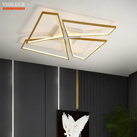 Modern Nordic Square Ceiling LED Light Fixture - Hans Lumiere
