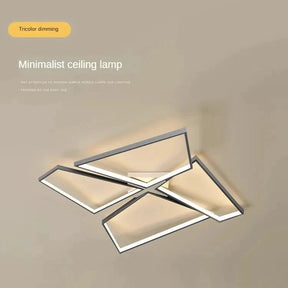 Modern Nordic Square Ceiling LED Light Fixture - Hans Lumiere