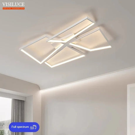 Modern Nordic Square Ceiling LED Light Fixture - Hans Lumiere