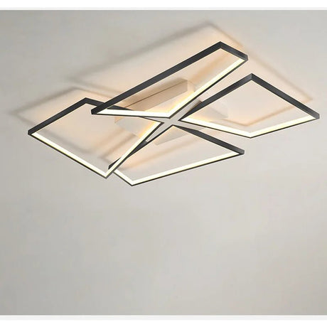 Modern Nordic Square Ceiling LED Light Fixture - Hans Lumiere
