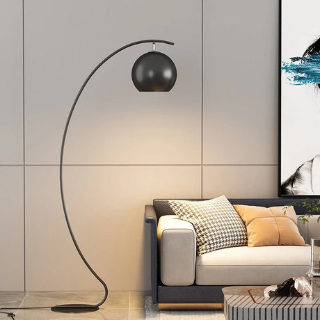 Modern Nordic Yellow Fishing Floor Lamp - Hans Lumiere