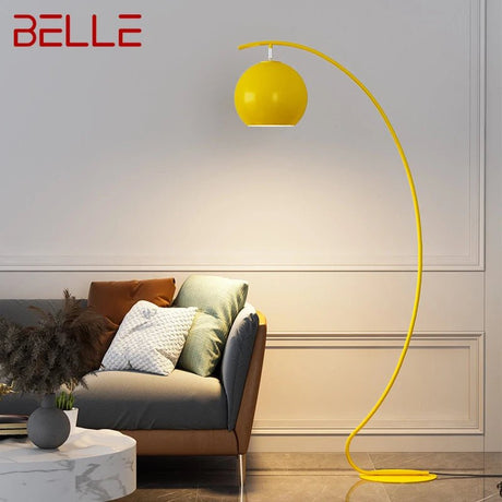 Modern Nordic Yellow Fishing Floor Lamp - Hans Lumiere