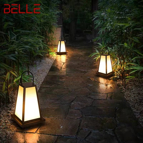 Modern Outdoor Solar Lawn Lamp - Hans Lumiere