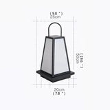 Modern Outdoor Solar Lawn Lamp - Hans Lumiere