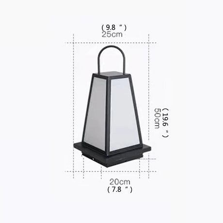 Modern Outdoor Solar Lawn Lamp - Hans Lumiere