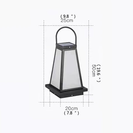 Modern Outdoor Solar Lawn Lamp - Hans Lumiere
