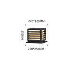 Modern Outdoor Waterproof IP65 LED Pillar Lawn Light - Hans Lumiere