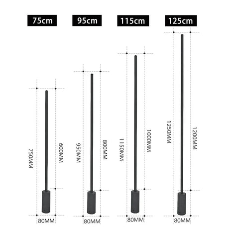 Modern Outdoor Waterproof LED Long Lawn Light - Hans Lumiere