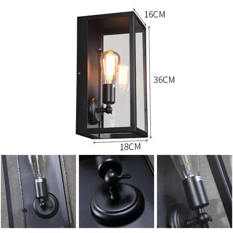 Modern Outdoor Waterproof Wall Lamp - Hans Lumiere