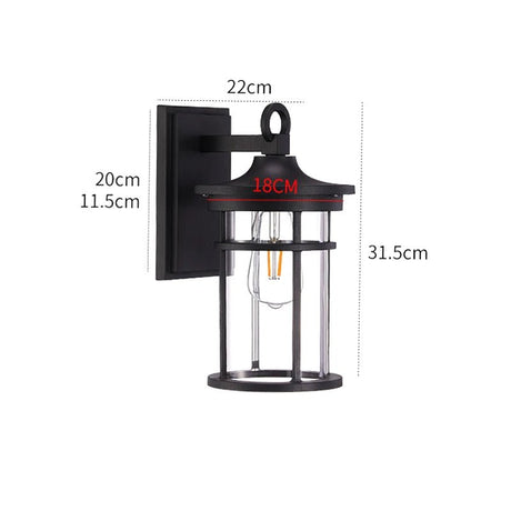 Modern Outdoor Waterproof Wall Lamp - Hans Lumiere