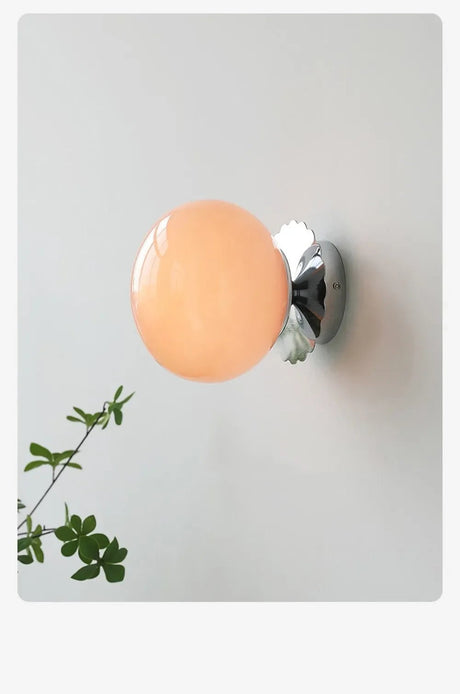 Modern Pink Pearl LED Wall Lamp - Hans Lumiere