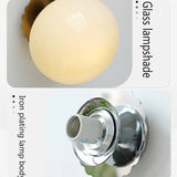 Modern Pink Pearl LED Wall Lamp - Hans Lumiere
