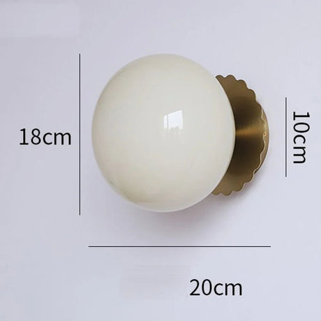 Modern Pink Pearl LED Wall Lamp - Hans Lumiere