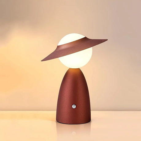 Modern Rechargeable Black LED Table Lamp – Touch Desk Light - Hans Lumiere