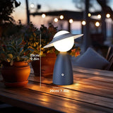 Modern Rechargeable Black LED Table Lamp – Touch Desk Light - Hans Lumiere