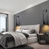 Modern Resin Wall Sconce with LED Down Light - Hans Lumiere