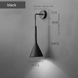 Modern Resin Wall Sconce with LED Down Light - Hans Lumiere