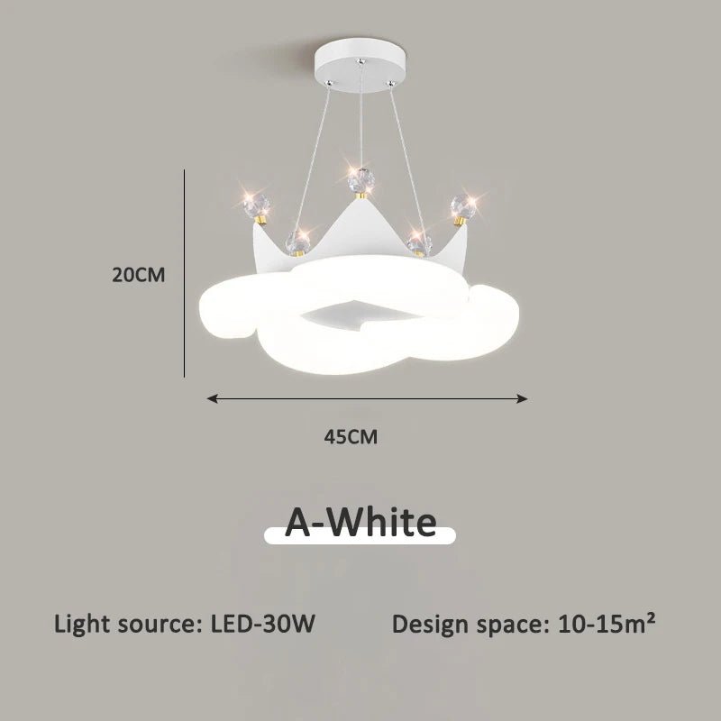 Modern Romantic Princess Room Chandelier - Hans Lumiere