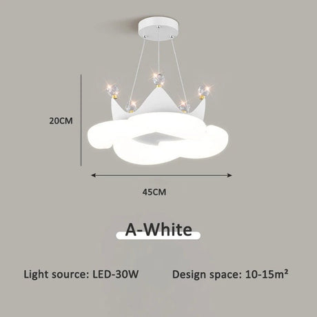 Modern Romantic Princess Room Chandelier - Hans Lumiere