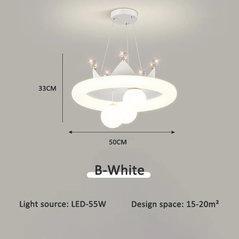 Modern Romantic Princess Room Chandelier - Hans Lumiere