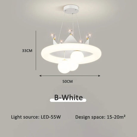 Modern Romantic Princess Room Chandelier - Hans Lumiere