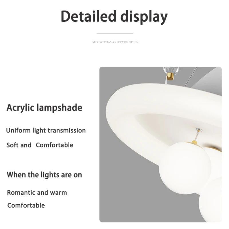 Modern Romantic Princess Room Chandelier - Hans Lumiere