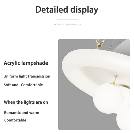 Modern Romantic Princess Room Chandelier - Hans Lumiere