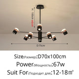 Modern Rotatable Spotlight LED Chandelier - Hans Lumiere