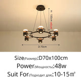 Modern Rotatable Spotlight LED Chandelier - Hans Lumiere