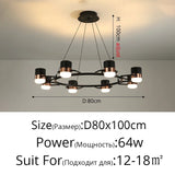 Modern Rotatable Spotlight LED Chandelier - Hans Lumiere