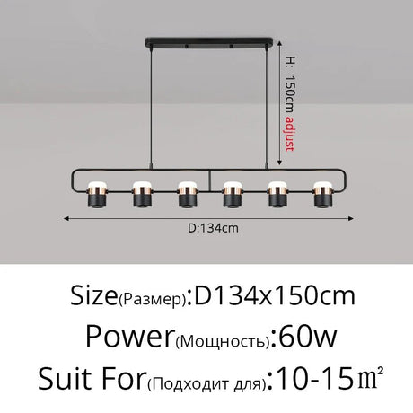 Modern Rotatable Spotlight LED Chandelier - Hans Lumiere