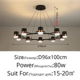 Modern Rotatable Spotlight LED Chandelier - Hans Lumiere
