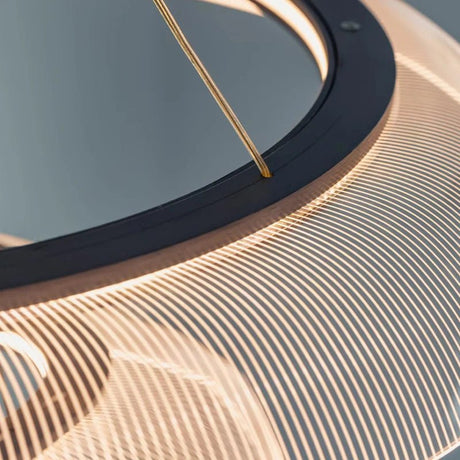 Modern Round Acrylic Pendant Light for Dining and Kitchen - Hans Lumiere
