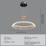 Modern Round Acrylic Pendant Light for Dining and Kitchen - Hans Lumiere