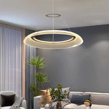 Modern Round Acrylic Pendant Light for Dining and Kitchen - Hans Lumiere