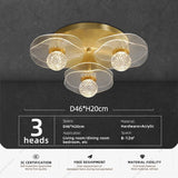 Modern Round LED Flush Mount Ceiling Light - Hans Lumiere
