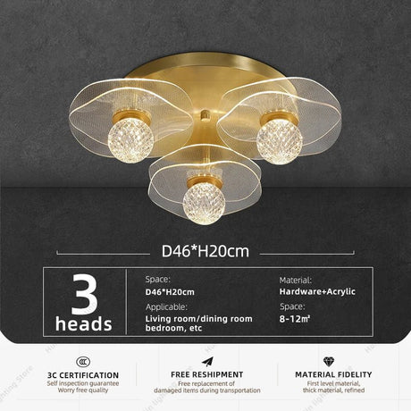 Modern Round LED Flush Mount Ceiling Light - Hans Lumiere