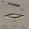 Modern Round LED Ring Chandelier for Living and Dining Room - Hans Lumiere
