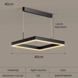 Modern Round LED Ring Chandelier for Living and Dining Room - Hans Lumiere