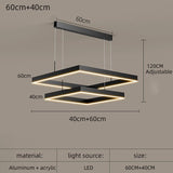 Modern Round LED Ring Chandelier for Living and Dining Room - Hans Lumiere