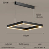 Modern Round LED Ring Chandelier for Living and Dining Room - Hans Lumiere